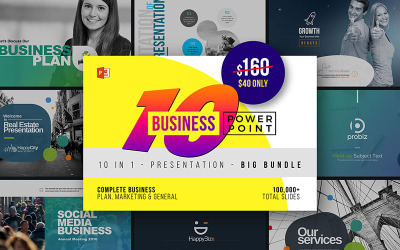 10 Best Business PowerPoint PowerPoint template