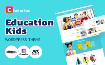 Cleveries - тема WordPress для детей образования Elementor