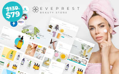 Eveprest Beauty 1.7 - Güzellik Mağazası PrestaShop Teması