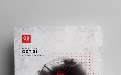 Halloween Party Flyer - Kurumsal Kimlik Şablonu