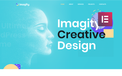 Imagity-创意最小的WordPress Elementor主题