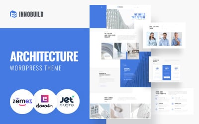 Innobuild - Tema WordPress de Design de Arquitetura Sólida e Confiável