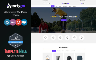 SportyGo - Sports Store WooCommerce Theme