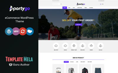 SportyGo - Tema WooCommerce del negozio di articoli sportivi