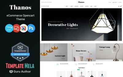 Thanos - Modèle OpenCart du magasin d'éclairage