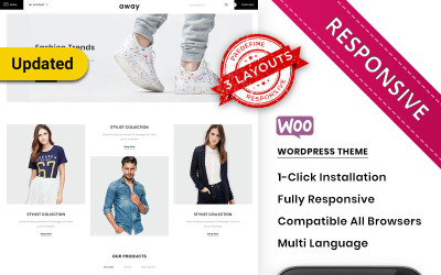 Uniwersalny szablon Away - responsywny motyw WooCommerce