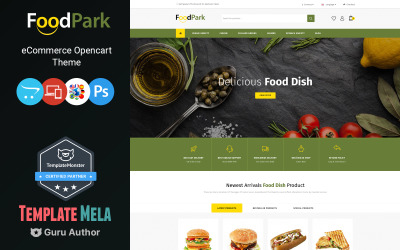 FoodPark Store OpenCart Template