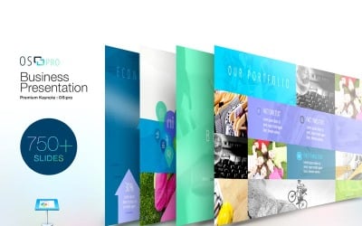 iOS: Pro-företagspresentation - Keynote-mall