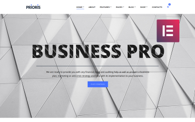 Prioris - Beratungsagentur WordPress Elementor Theme