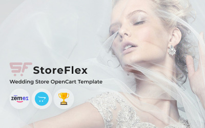 StoreFlex - Düğün Mağazası OpenCart Şablonu