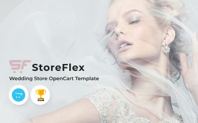 StoreFlex - modelo OpenCart de loja de casamento