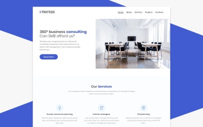 Stratego - бізнес-тема WordPress Elementor