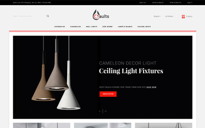 Aults Lighting Store PrestaShop Theme
