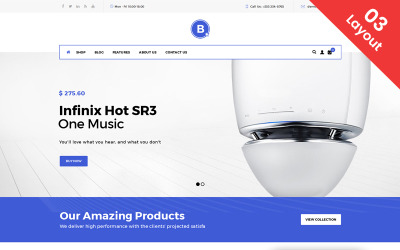 Modello WooCommerce #73820 "BigStar - Multipurpose Store"