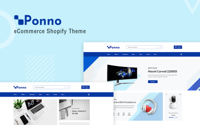 Ponno - Shopify-Design für Elektronik
