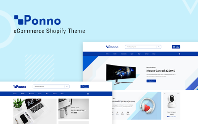 Ponno - Thème Shopify électronique