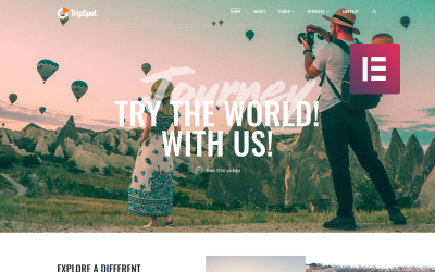 Responsive TripSpot - Travel Elementor Wordpress #73804