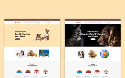 Responsywny szablon Shopify Marten - Pet Food Shopify Theme #73829