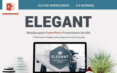Szablon PowerPoint Elegant #73840