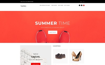 TAPKi - cipőbolt OpenCart sablon