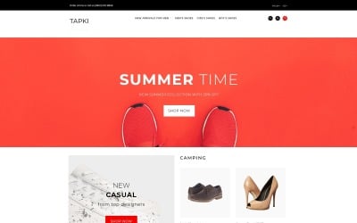 TAPKi - Шаблон OpenCart магазину взуття