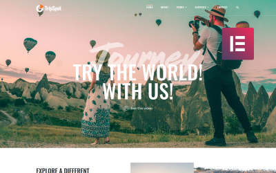 TripSpot - Reise WordPress Elementor Theme