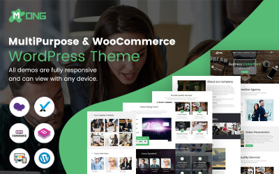 Багатоцільова тема WordPress WooCommerce Mong