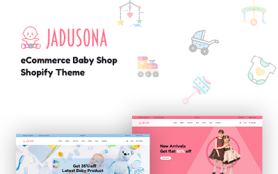 Jadusona - тема для немовлят Shopify
