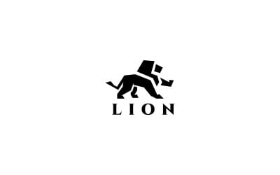 Királyi oroszlán logó sablon