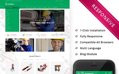 Redbox - Automobile Shop Premium OpenCart Template