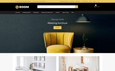 4 Room - Home Furniture Store OpenCart-sjabloon
