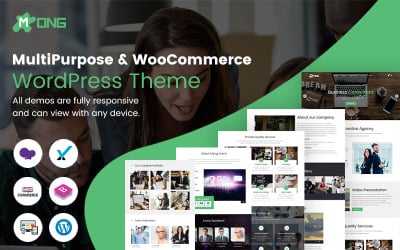 Tema WooCommerce de WordPress multipropósito de Mong