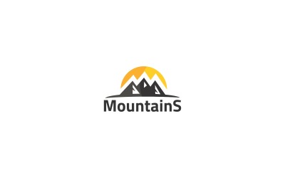 Dağlar Logo şablonu