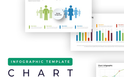 Diagrammpräsentation - Infografik-PowerPoint-Vorlage