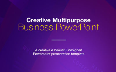 Kreatív többcélú üzleti PowerPoint sablon