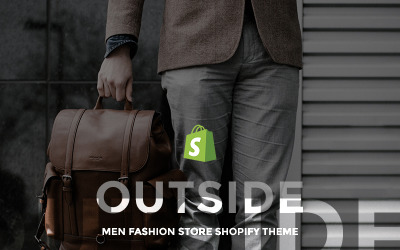 Na zewnątrz - motyw Shopify dla sklepu z modą męską