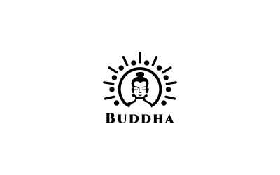 Plantilla de logotipo de Buda