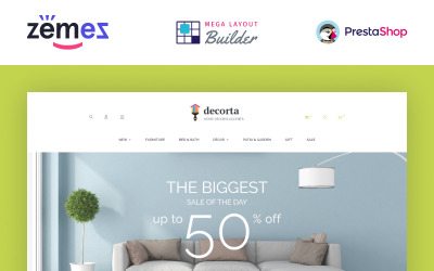 Reszponzív Decorta - Furniture Store PrestaShop sablon 74074