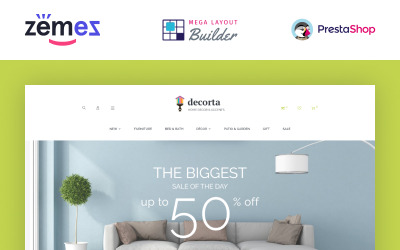 Decorta - Bútorüzlet PrestaShop téma