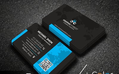 Tour &amp; Travel Business Card - Corporate Identity Template