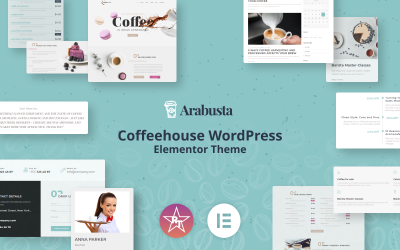 Arabusta - Tema do Coffeehouse WordPress Elementor