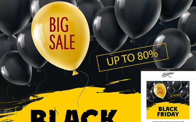 Black Friday Responsive Email + StampReady Builder Newsletter-Vorlage