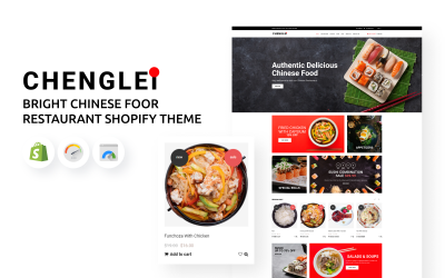Chenglei - Tema Shopify del restaurante Bright Chinese Foor