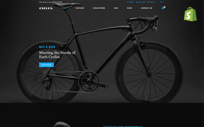 Cycles - Тема велосипедів Shopify