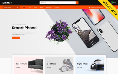Damon - Tema WooCommerce de Mega Store