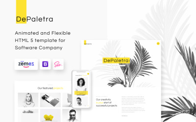 DePaletra - Plantilla Web de Estudio de Diseño Web