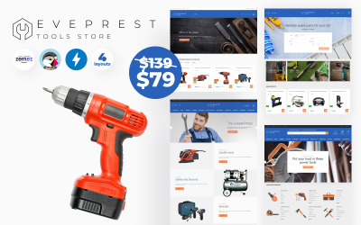 Eveprest Tools 1.7 - Tools Store PrestaShop Theme