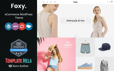 Foxy - Akcesoria modowe Motyw WooCommerce