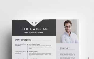 Modelo de currículo de Tithil Willams