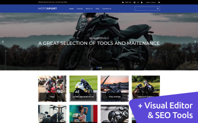 Motosport MotoCMS Ecommerce Template MotoCMS Ecommerce-mall #74114